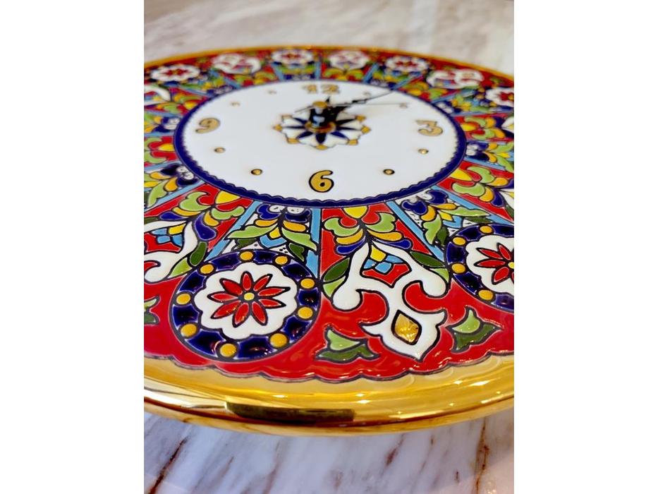 Artecer тарелка-часы диаметр 28см (золото, разноцветный) Ceramico