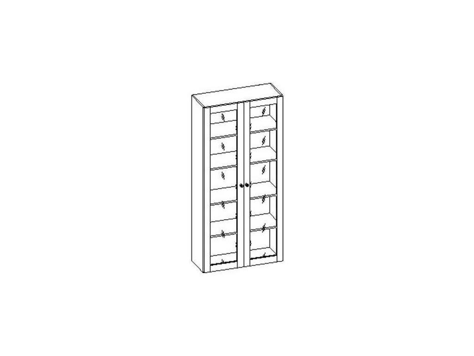 Liberty шкаф книжный  (орех) Сильвия
