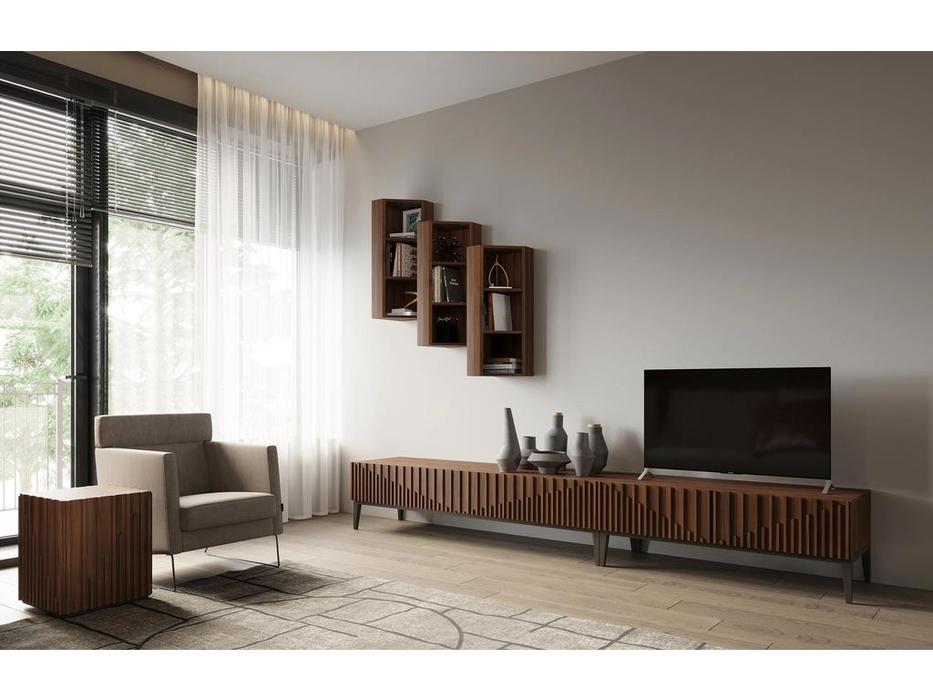 Mod Interiors полка настенная  (орех) Menorca