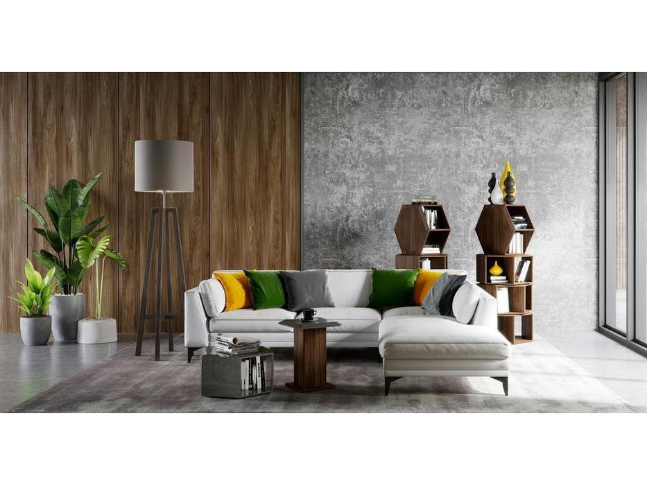 Mod Interiors столик приставной  (орех, серый) Avila