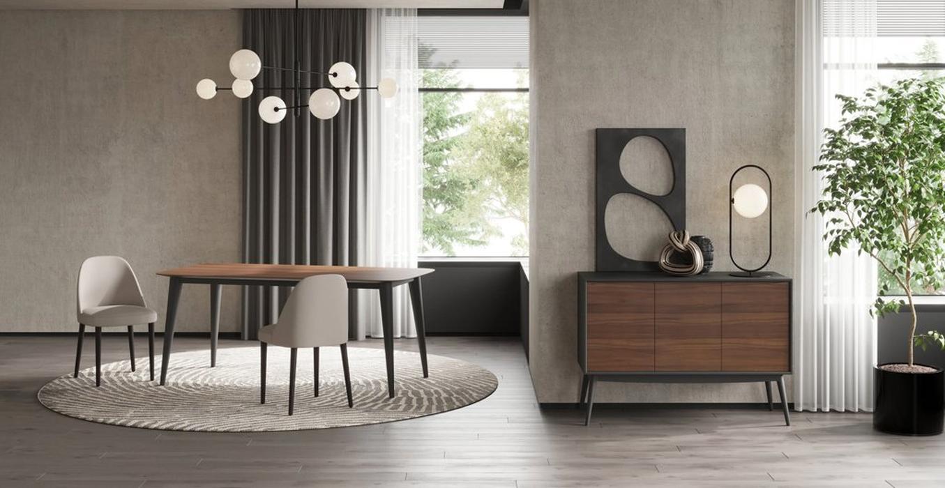 Mod Interiors стол обеденный не раскладной (орех, серый) Sevilla