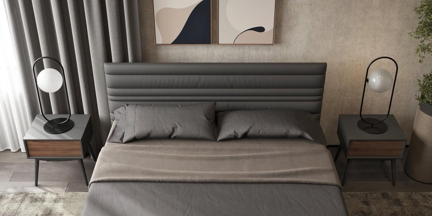 Mod Interiors тумба прикроватная  (орех, серый) Sevilla