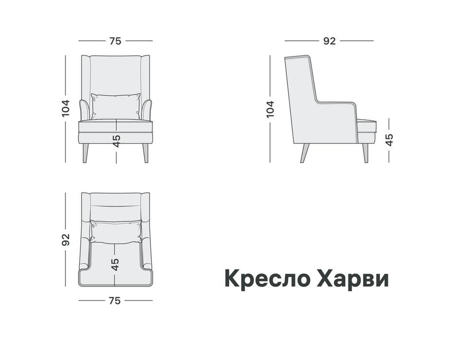 Artsit кресло расцветка в ассортименте (бежевый) Харви