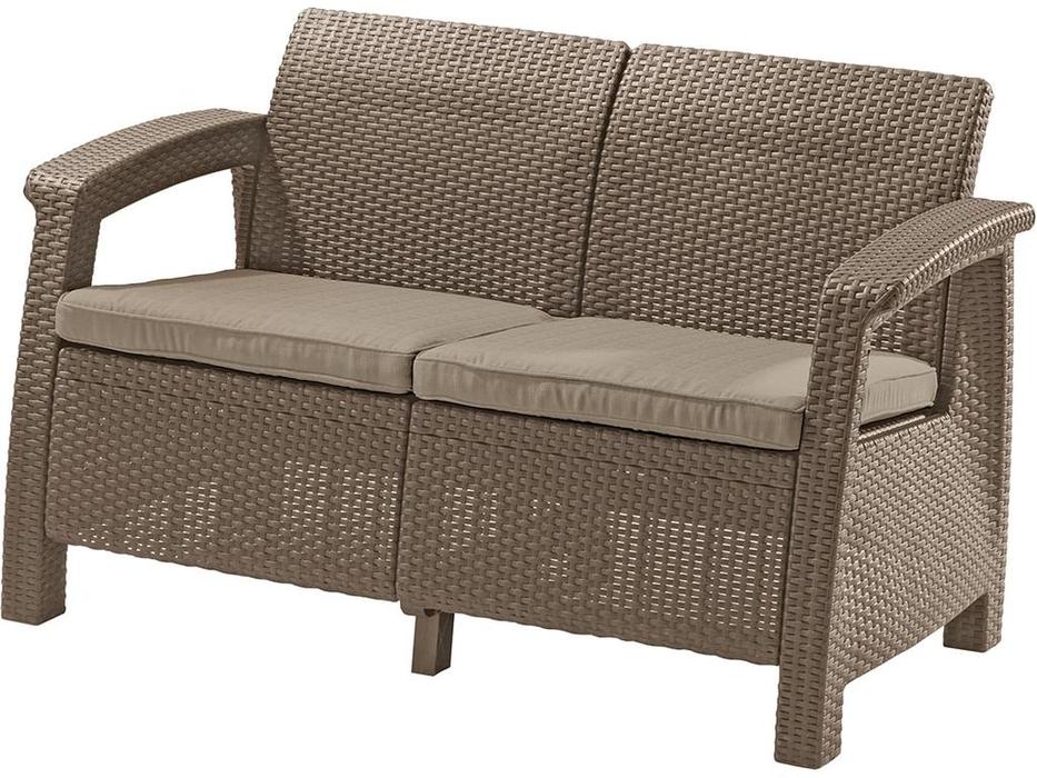 Keter садовый диван 2 местный (бежевый) Corfu lave seat
