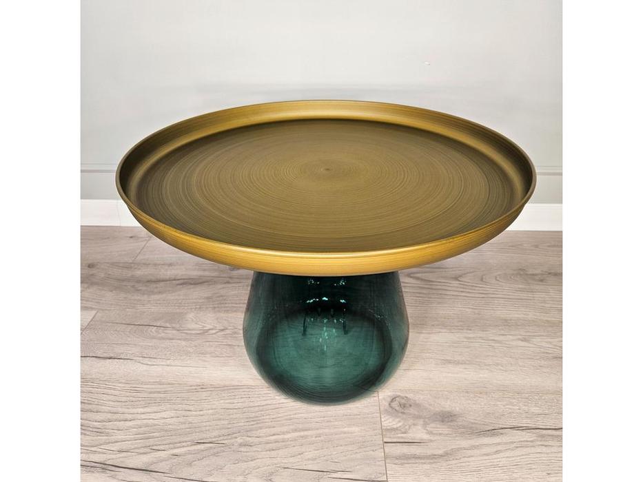 STG стол журнальный  (золото, зеленый) Zeigna Coffee Table