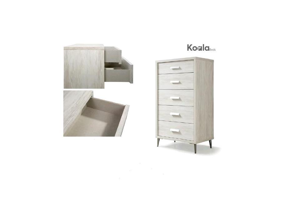 Finamar комод высокий на металлических ножках (nordico) Koala