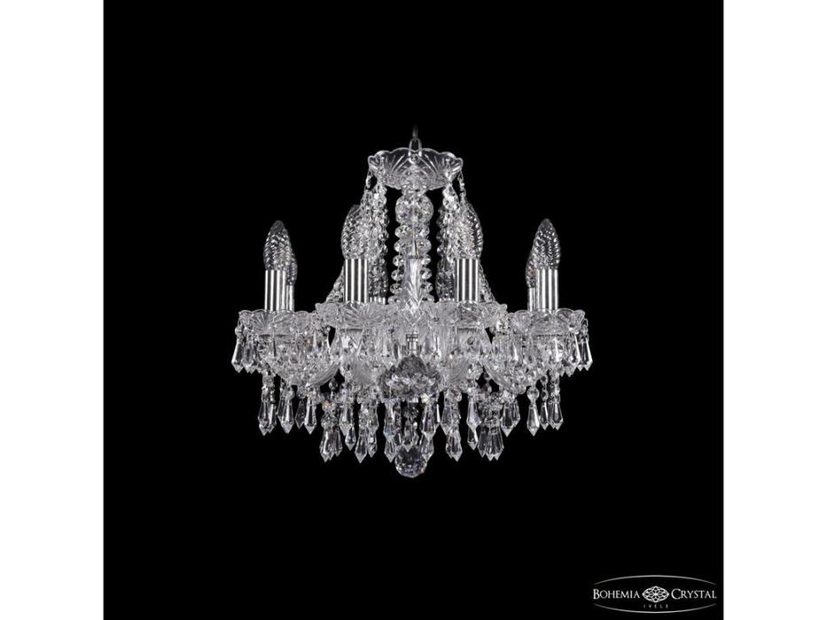 Bohemia Ivele Crystal люстра хрустальная  (прозрачный) 1403/8/141 Ni