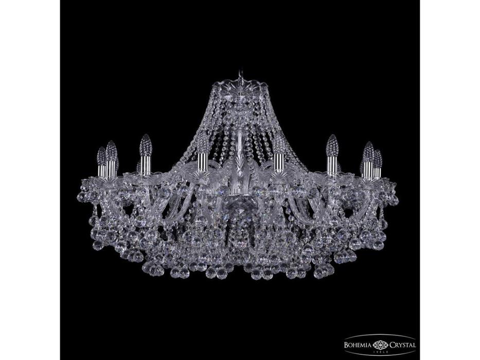 Bohemia Ivele Crystal люстра хрустальная  (прозрачный) 1409/16/360 Ni